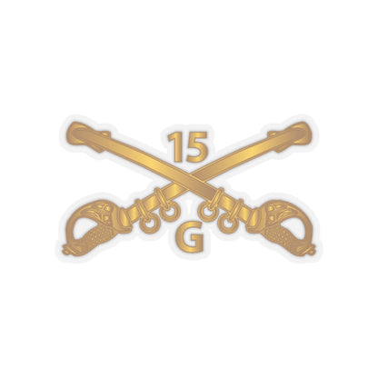 Kiss-Cut Stickers - Army - G Troop - 15th Cavalry Branch wo Txt
