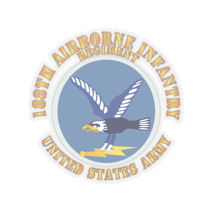 Kiss-Cut Stickers - Army  - 188th Airborne Infantry Regiment - SSI X 300