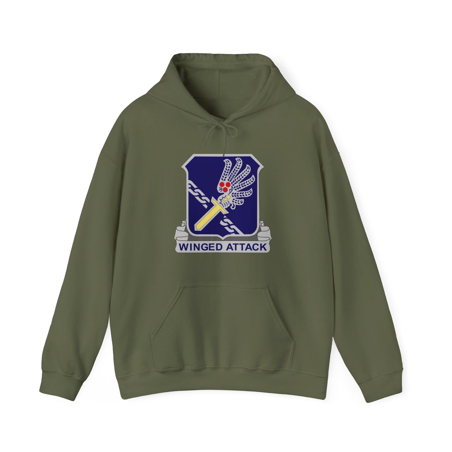 Unisex Heavy Blend™ Hooded Sweatshirt - Army - 188th Infantry Regiment - DUI wo Txt X 300