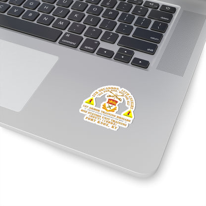 Kiss-Cut Stickers - Army -  5th Squadron, 15th Cavalry (OSUT)(19DD3) - 1st Ar Tng Bde Ft Knox, KY