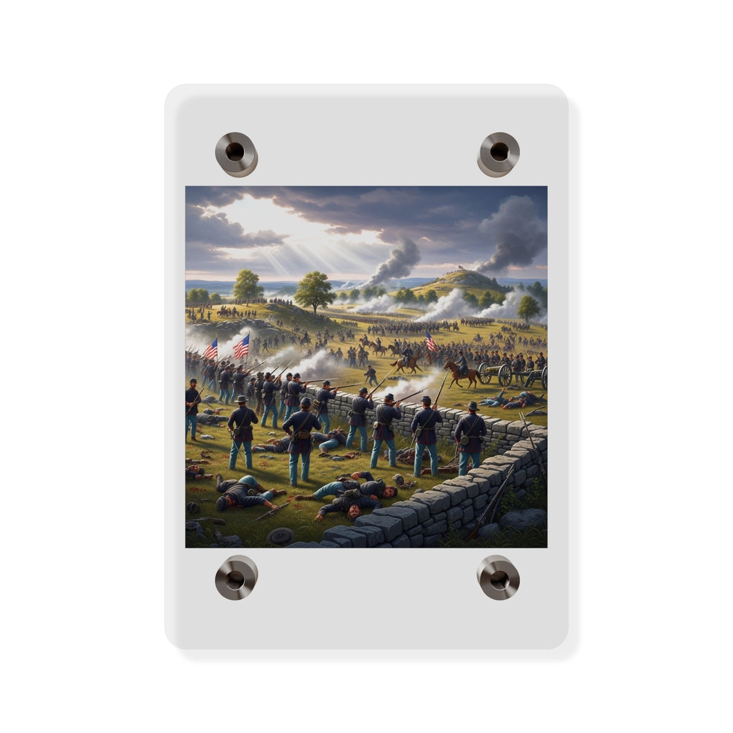 Acrylic Wall Art Panel - Battle of Gettysburg
