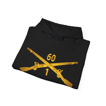 Unisex Heavy Blend™ Hooded Sweatshirt - Army - 1st Bn 60th Infantry Regt - Infantry Br wo Txt X 300