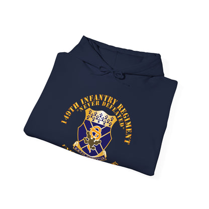 Unisex Heavy Blend™ Hooded Sweatshirt - Army -  149th Infantry Regiment - US Army - COA X 300