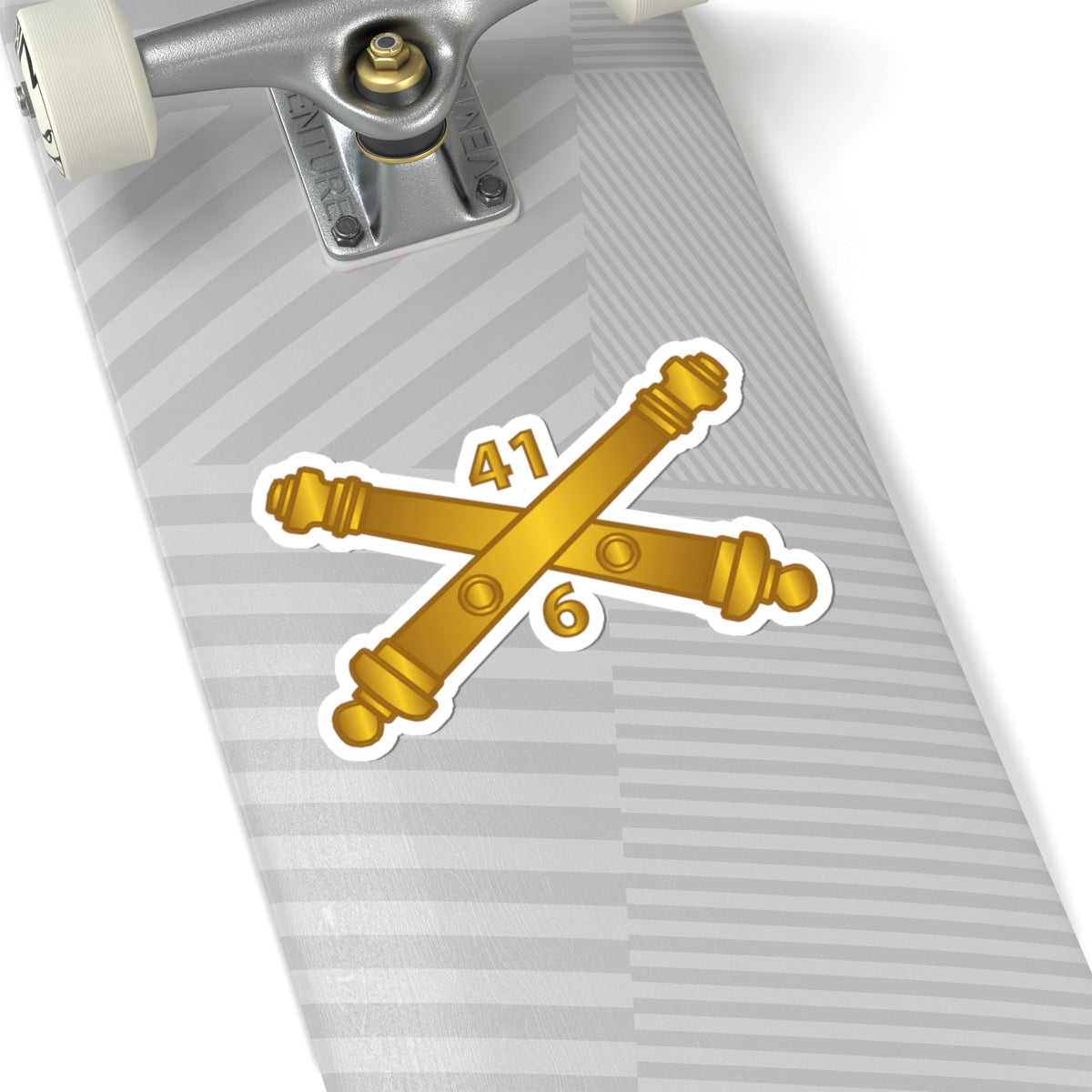 Kiss-Cut Stickers - Army - 6th Bn 41st Artillery  w Branch X 300