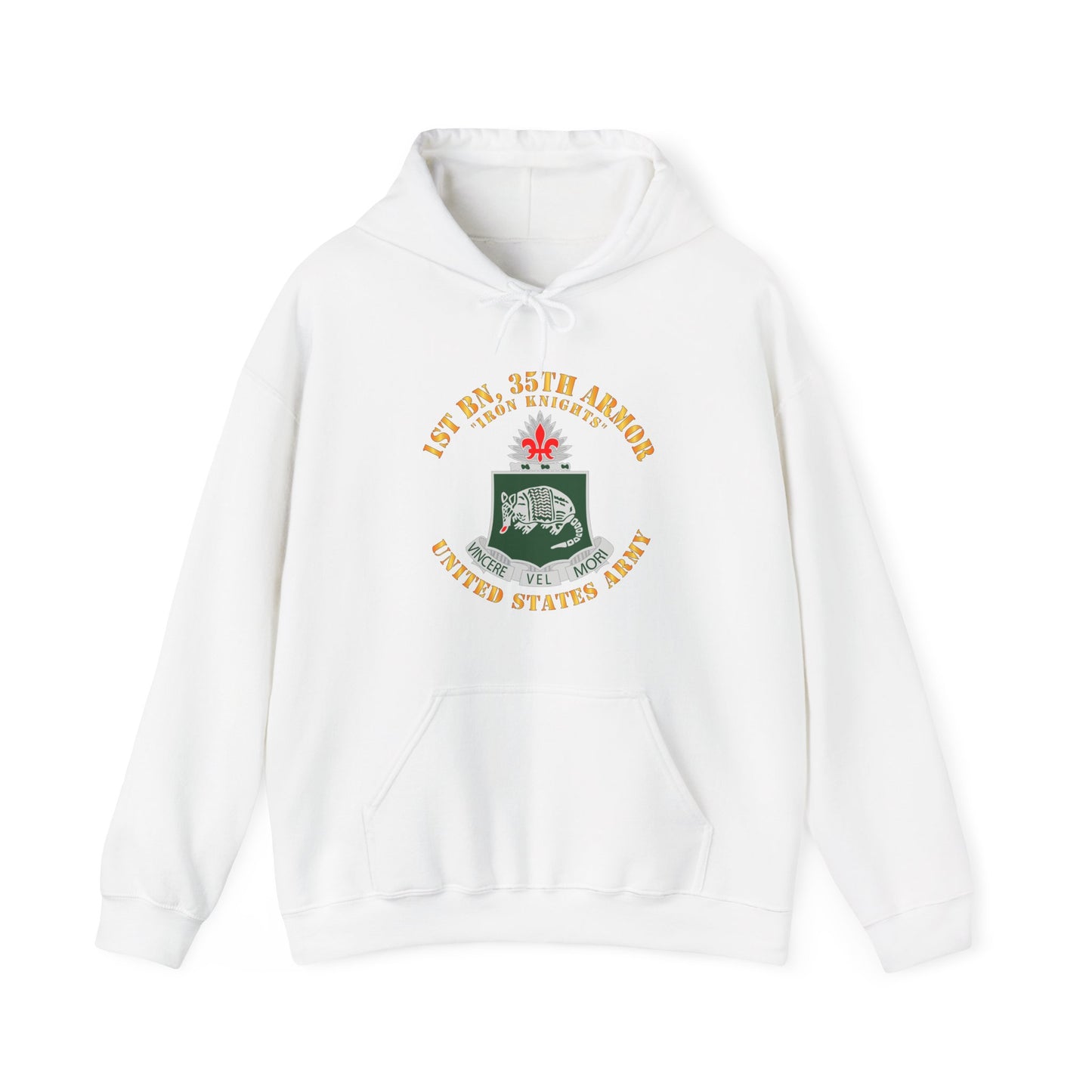Unisex Heavy Blend™ Hooded Sweatshirt - Army - 1st Bn, 35th Armor - Iron Knights - DUI - V1 X 300