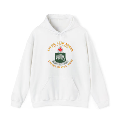 Unisex Heavy Blend™ Hooded Sweatshirt - Army - 1st Bn, 35th Armor - Iron Knights - DUI - V1 X 300