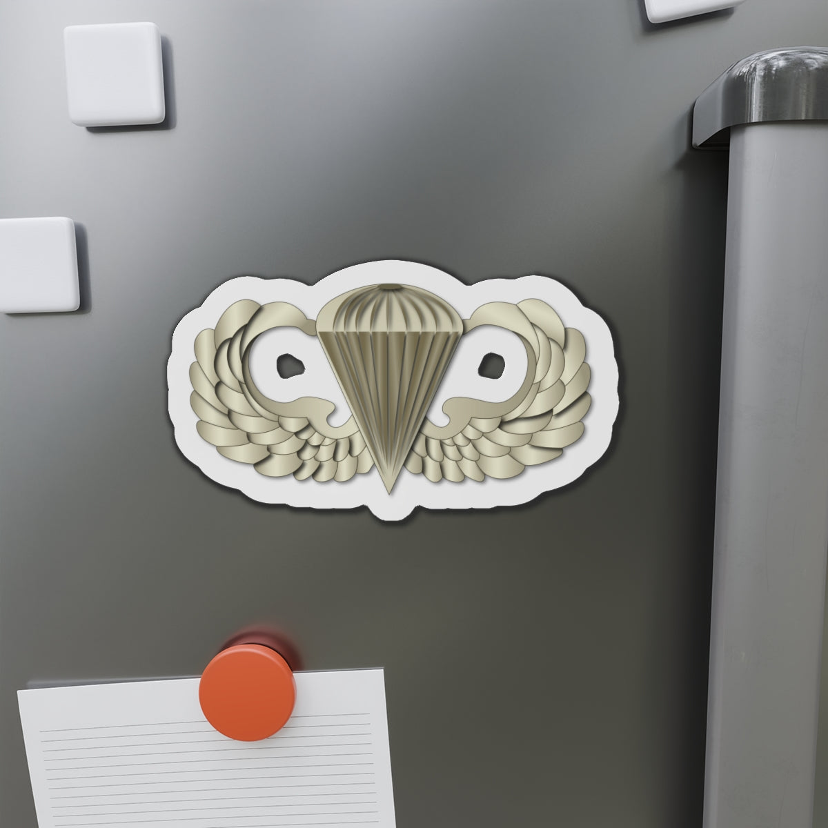 Die-Cut Magnets - Airborne Badge