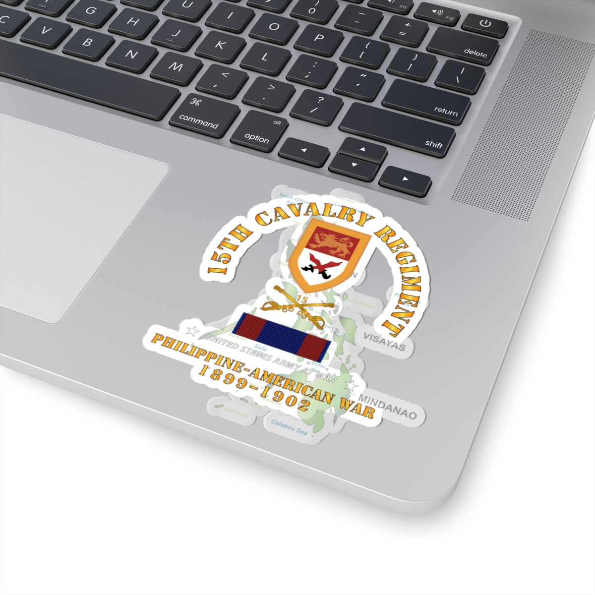 Kiss-Cut Stickers - Army - 15th Cavalry Regiment - Phil AMerican War w PHIL WAR SVC