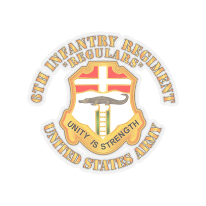 Kiss-Cut Stickers - Army - 6th Infantry Regiment - Regulars