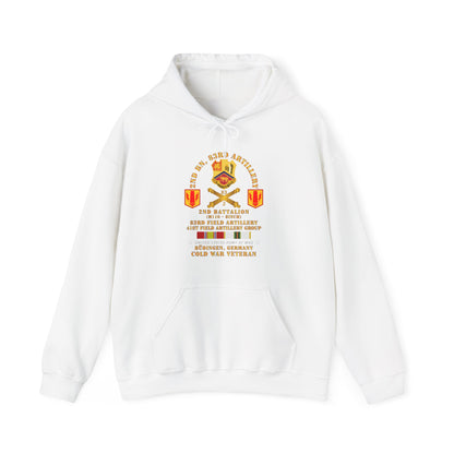 Unisex Heavy Blend™ Hooded Sweatshirt - Army - 2nd Bn 83rd Artillery - 41st FA Gp - Budingen Germany w COLD SVC