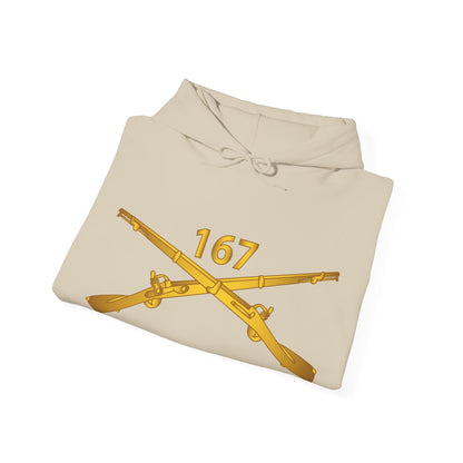 Unisex Heavy Blend™ Hooded Sweatshirt - Army - 167th Infantry Regiment - Inf Branch wo Txt X 300