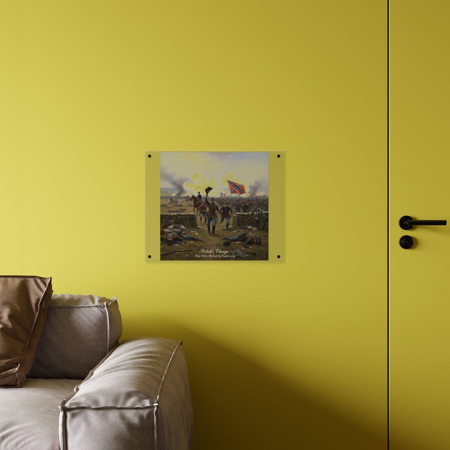 Acrylic Wall Art Panel - Picketts Charge with Hat