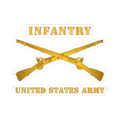 Kiss-Cut Stickers - Army - Infantry - Branch - US Army X 300