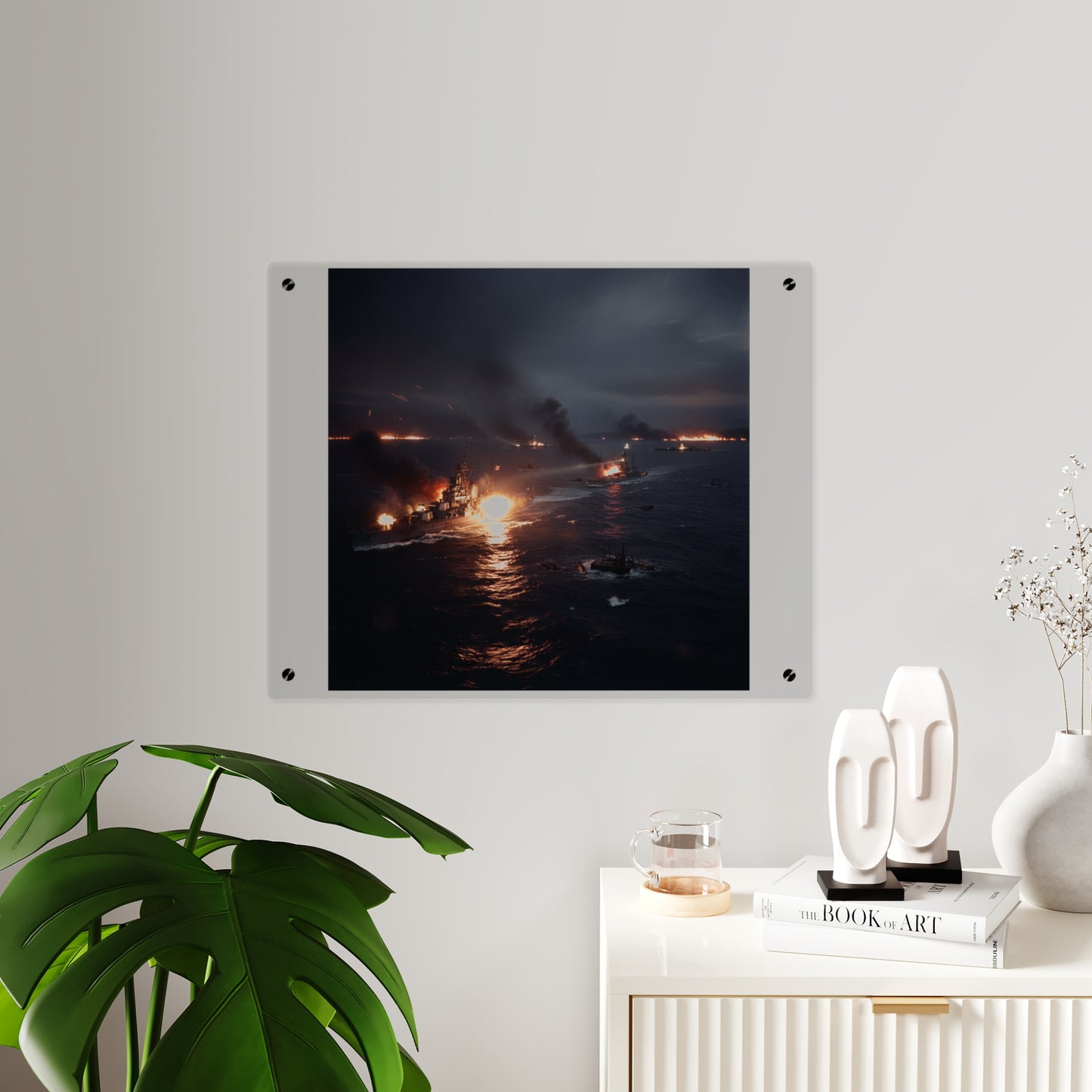 Acrylic Wall Art Panel - WWII Suda Straights Battle