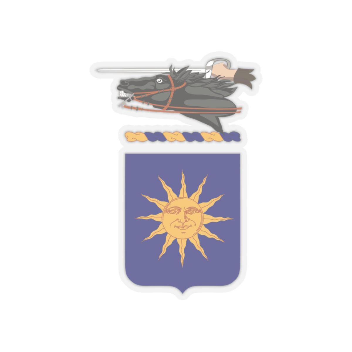 Kiss-Cut Stickers - Army - COA - 26th Cavalry Regiment (Philippine Scouts)  wo Txt