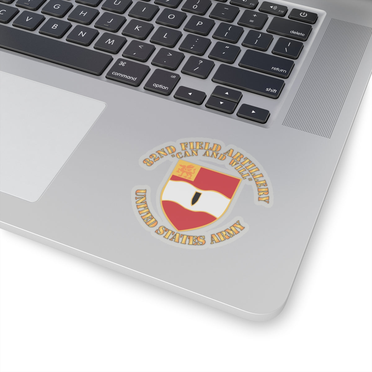 Kiss-Cut Stickers - Army - 82nd Field Artillery - Can and Will