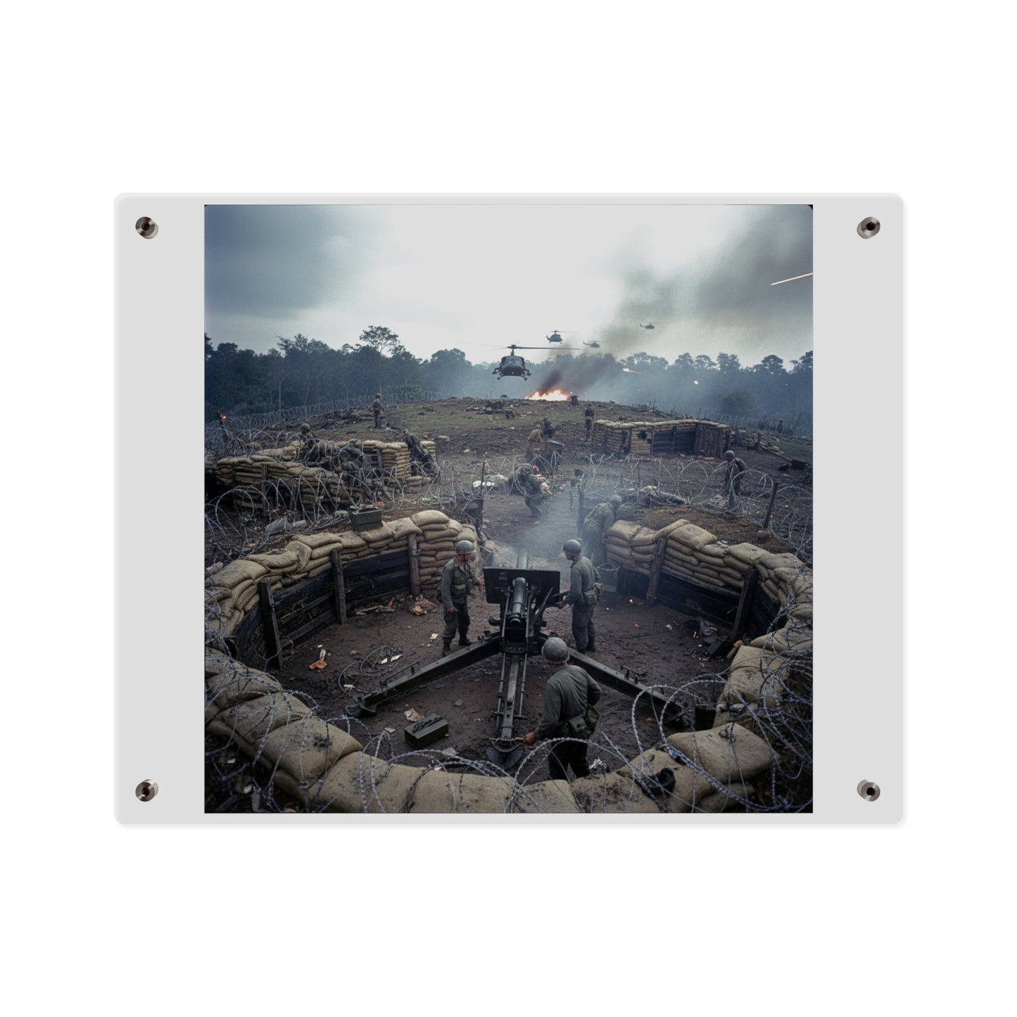 Acrylic Wall Art Panel - FSB Ripcord Siege - 1970