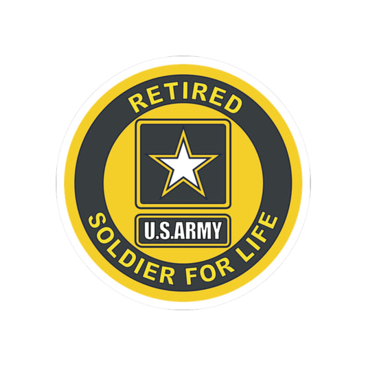 Kiss-Cut Stickers - US Army Soldier for Life