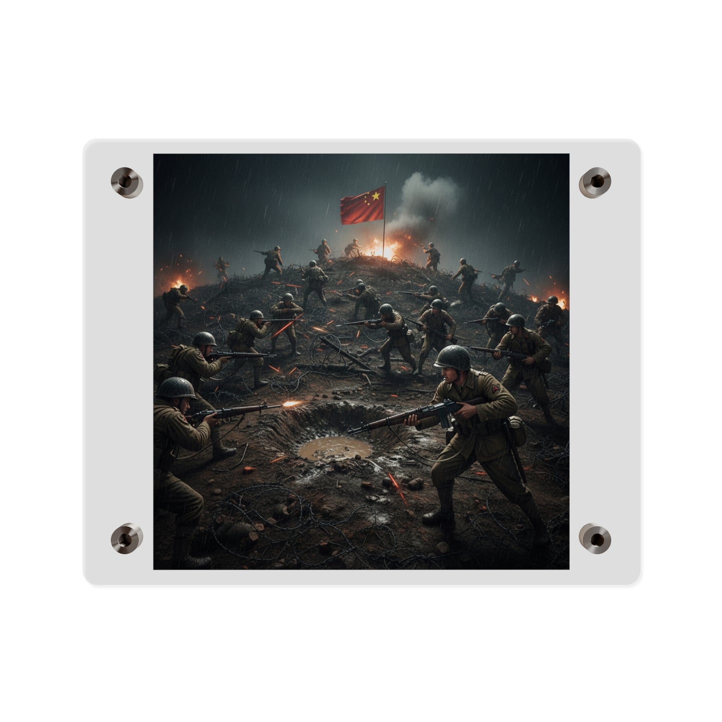 Acrylic Wall Art Panel - PorkChop Hill - Korean War