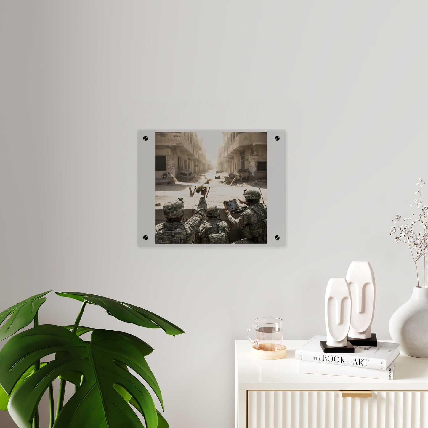 Acrylic Wall Art Panel - UAV Raven in Iraq war