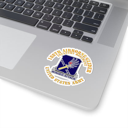 Kiss-Cut Stickers - Army  - 188th Airborne - Glider Infantry Regiment - DUI X 300
