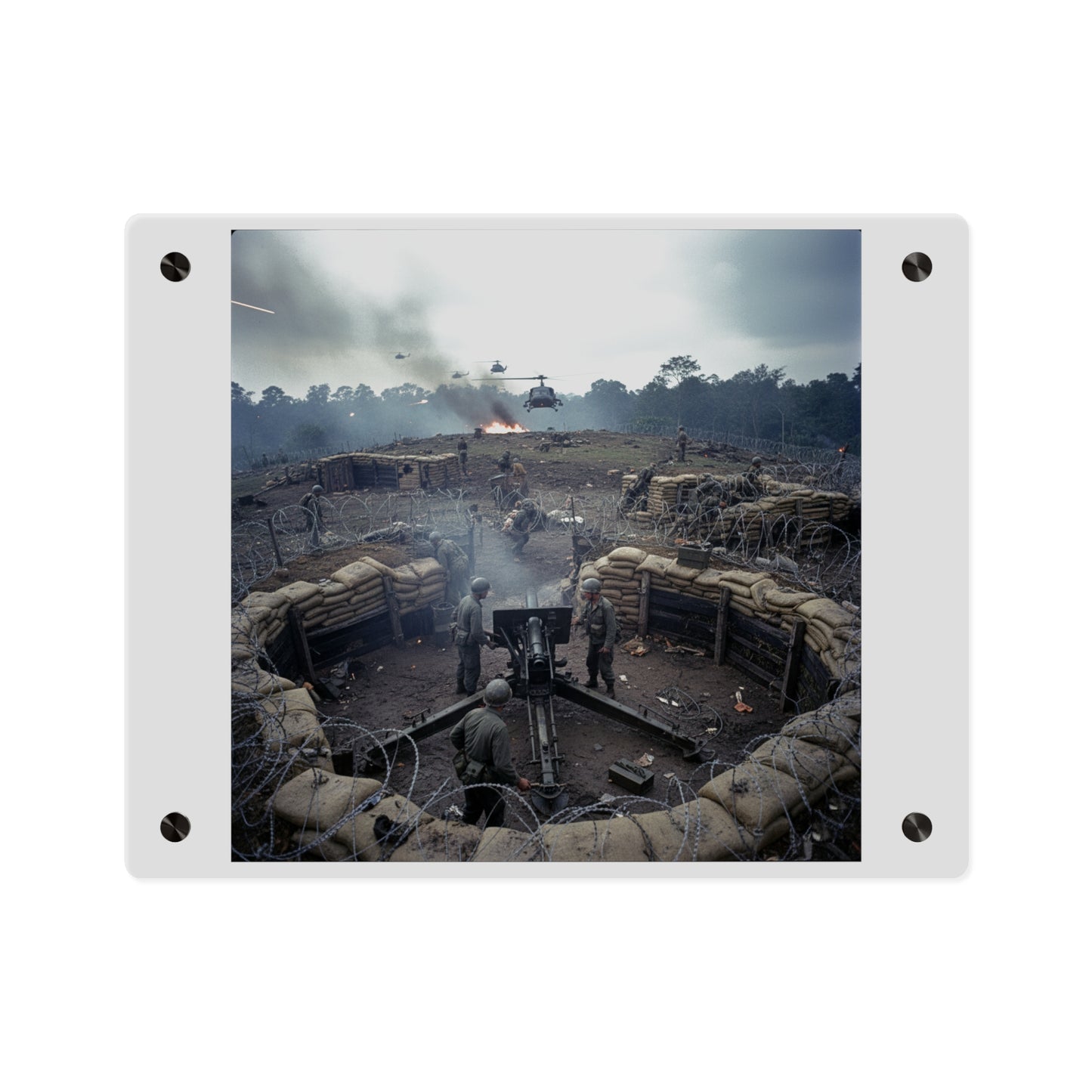 Acrylic Wall Art Panel - FSB Ripcord Siege - 1970