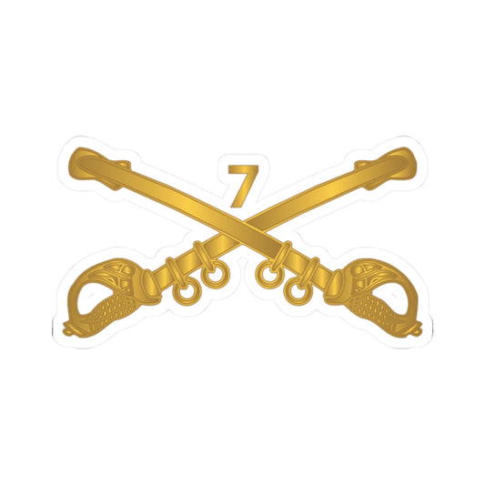Stickers - Army 7th Cavalry Branch Kiss-Cut Stickers