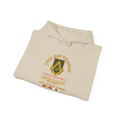 Unisex Heavy Blend™ Hooded Sweatshirt - Army - Cold War Vet -  240th Cavalry Regiment - Owensboro, Kentucky w COLD SVC