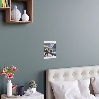 Indoor and Outdoor Silk Posters - Hannibal Crossing the Alps to Atttack Rome