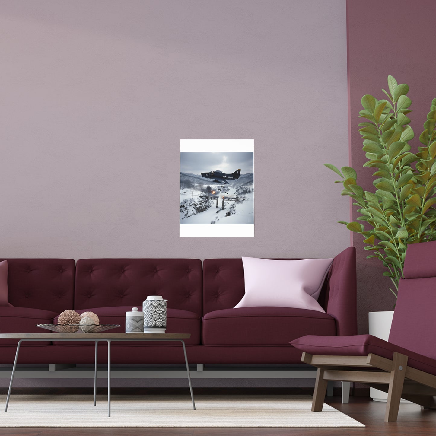 Indoor and Outdoor Silk Posters - Attack at Majon-ni and Samdong-ni during Korean War