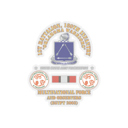 Kiss-Cut Stickers - Army - 1st Battalion, 180th Infantry Regiment -  MFO Egypt 2003 X 300
