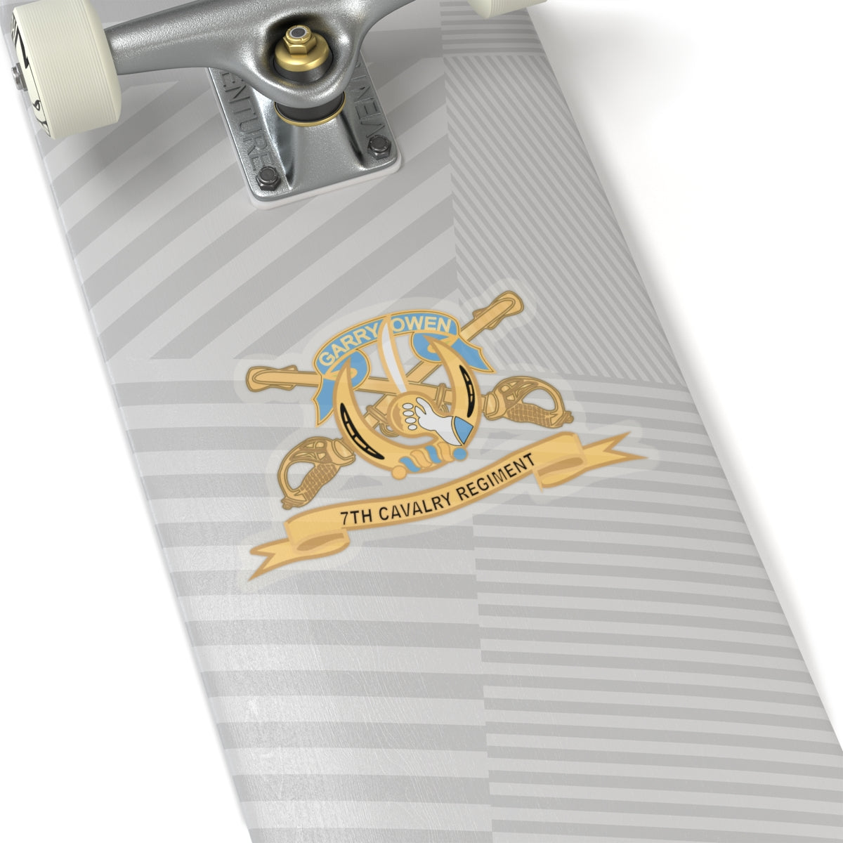 Kiss-Cut Stickers - Army  - 7th Cavalry Regiment w Br - Ribbon X 300