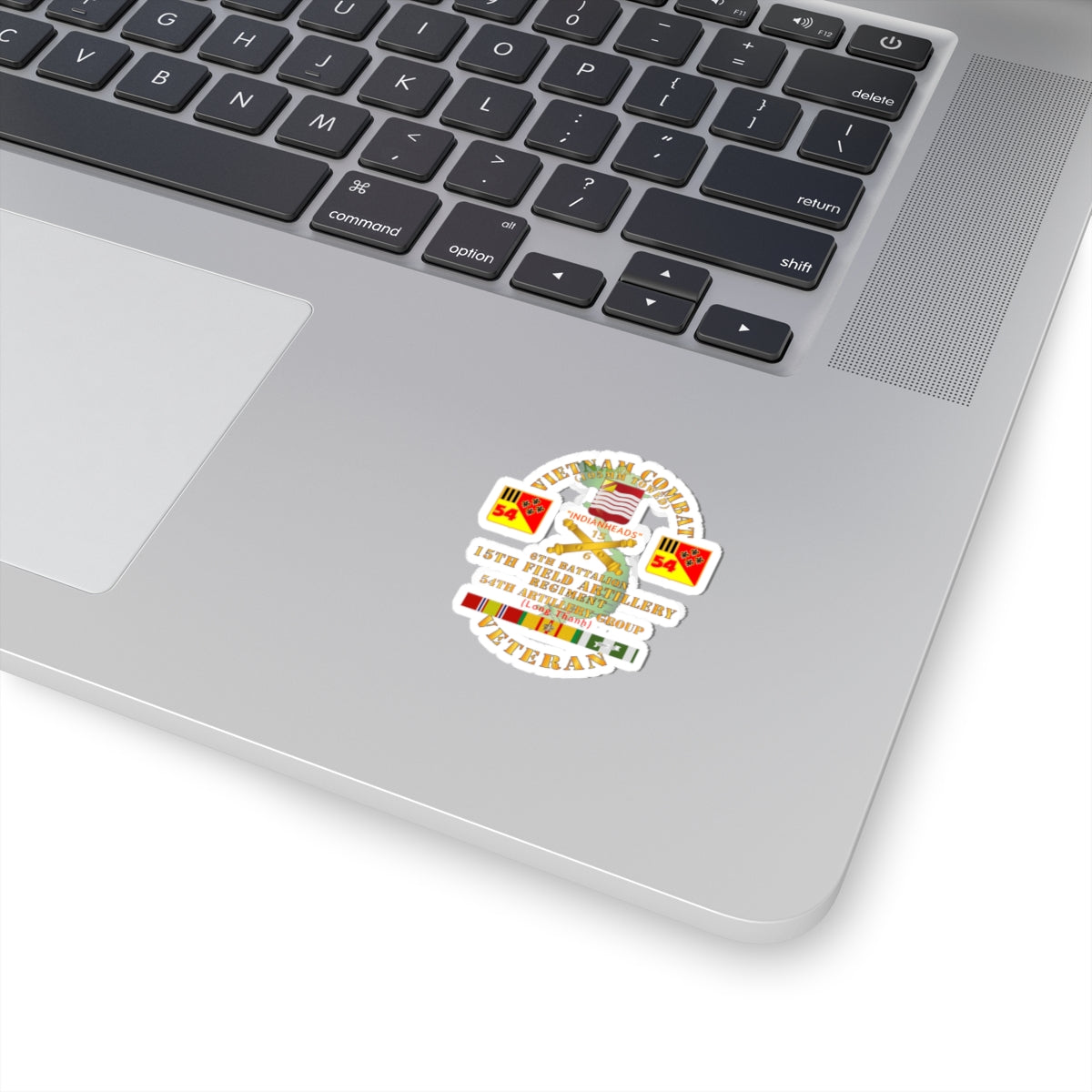 Kiss-Cut Stickers - Army - Vietnam Combat Vet - 6th Bn 15th Artillery - 54th Artillery Group w105mm