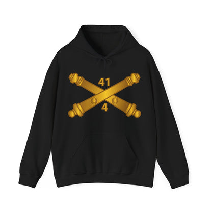 Unisex Heavy Blend™ Hooded Sweatshirt - Army - 4th Bn 41st Artillery  w Branch X 300