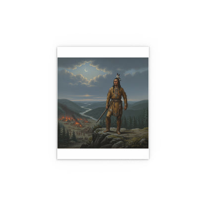 Indoor and Outdoor Silk Posters - The Last Mohican