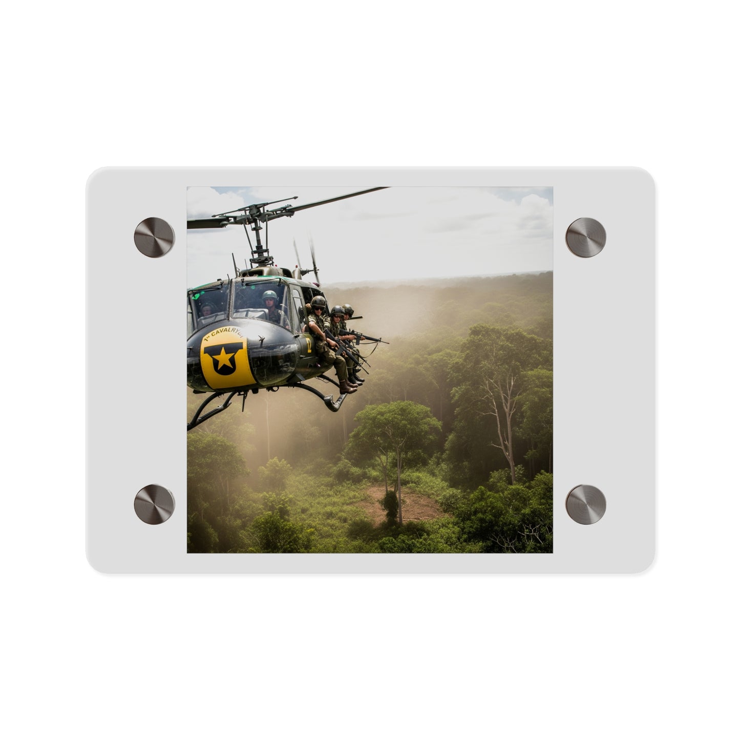 Acrylic Wall Art Panel - 1st Cavalry Division - Air Assault - Vietnam