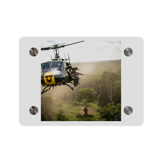 Acrylic Wall Art Panel - 1st Cavalry Division - Air Assault - Vietnam