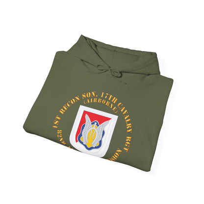 Unisex Heavy Blend™ Hooded Sweatshirt - Army - Flash - 1st Recon Sqn, 17th Cavalry Regiment - Airborne X 300