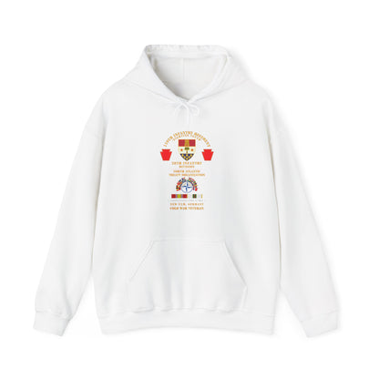 Unisex Heavy Blend™ Hooded Sweatshirt -  Army - 110th Infantry Regiment - 28th Inf Div, NATO - New Ulm, Germany w COLD SVC X 300