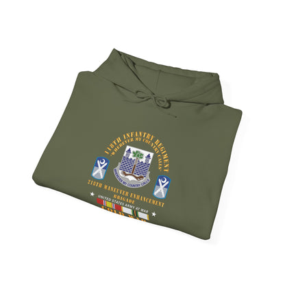 Unisex Heavy Blend™ Hooded Sweatshirt - Army -  118th Infantry Regiment - 218th Manuver Enhancment Bde (MEB) w COLD SVC