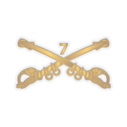 Stickers - Army 7th Cavalry Branch Kiss-Cut Stickers
