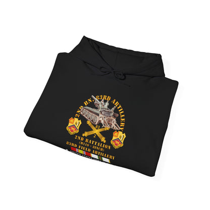 Unisex Heavy Blend™ Hooded Sweatshirt - Army - 2nd Bn 83rd Artillery w M110 - Babenhausen Germany w COLD SVC