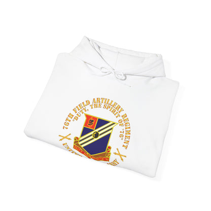 Unisex Heavy Blend™ Hooded Sweatshirt -  Army - 76th Field Artillery Regiment - DUI  w FA Sep  X 300