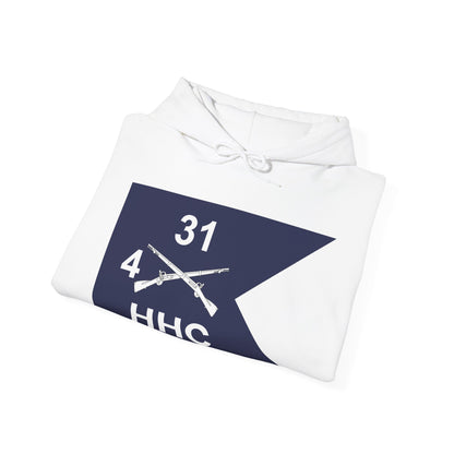 Unisex Heavy Blend™ Hooded Sweatshirt - Army - HHC,  4th Battalion, 31st Infantry Regiment - Guidon X 300