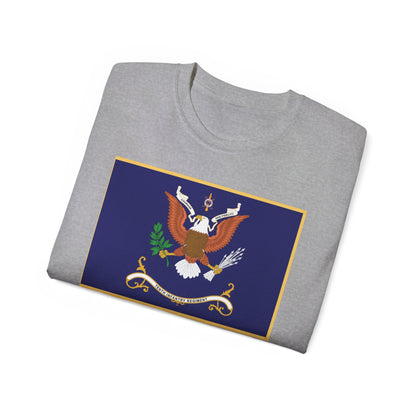 Unisex Ultra Cotton Tee - Regimental Colors  - 10th Infantry Regiment  X 300