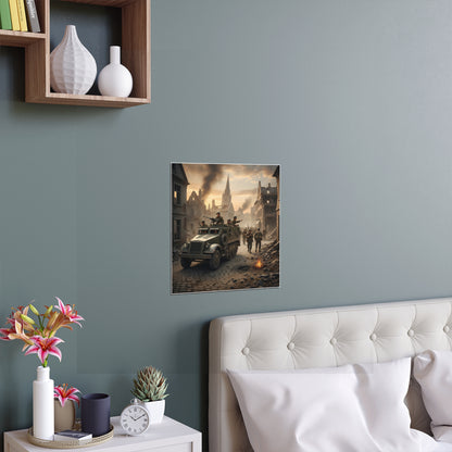 Indoor and Outdoor Silk Posters - M3A1 Half-track