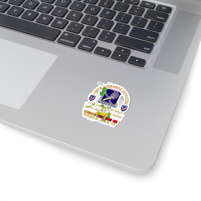 Kiss-Cut Stickers - Army - 188th Airborne Infantry - The Philippines - WWII w PAC SVC X 300