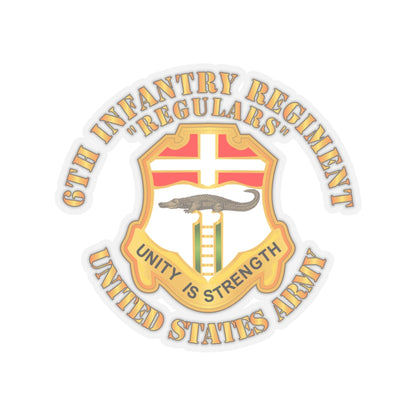Kiss-Cut Stickers - Army - 6th Infantry Regiment - Regulars