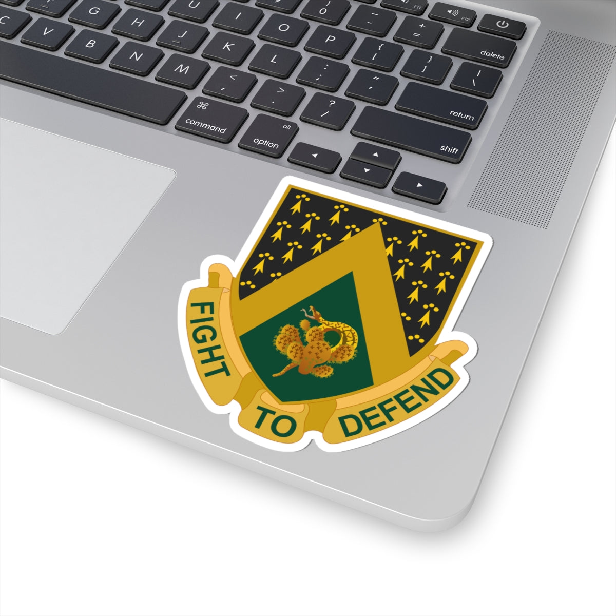 Kiss-Cut Stickers - Army  - 240th Cavalry Regiment DUI wo Txt X 300
