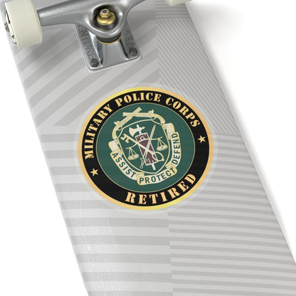 Kiss-Cut Stickers - Army - Military Police Corps Regimental Crest - Retired
